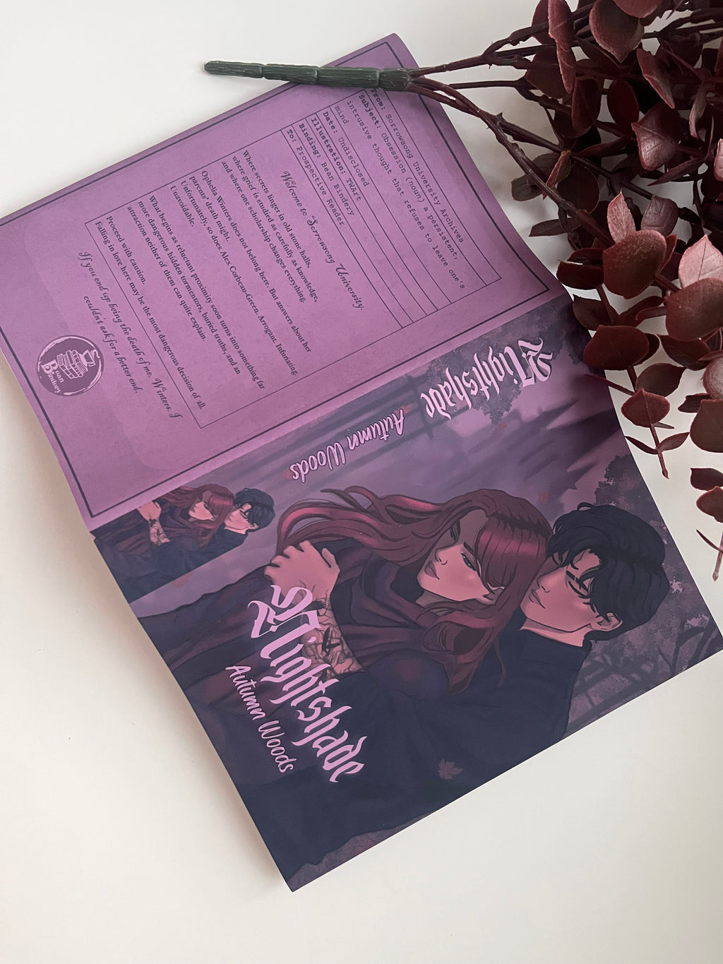 Nightshade Hand-bound Rebind